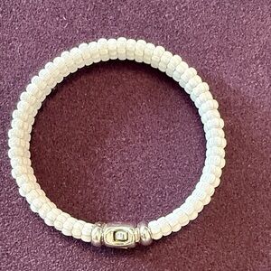 LAGOS White Caviar Bracelet with Silver Clasp